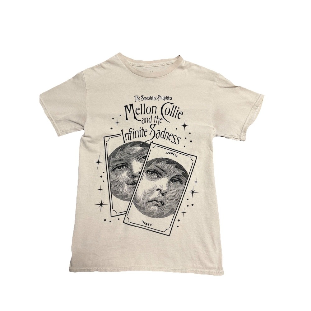 Smashing Pumpkins Short Sleeve T-Shirt  Mens SMALL  Band Crew Neck Retro Music